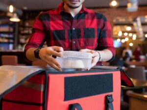 plastic food packaging restaurant