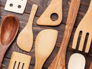 Bamboo cooking utensils