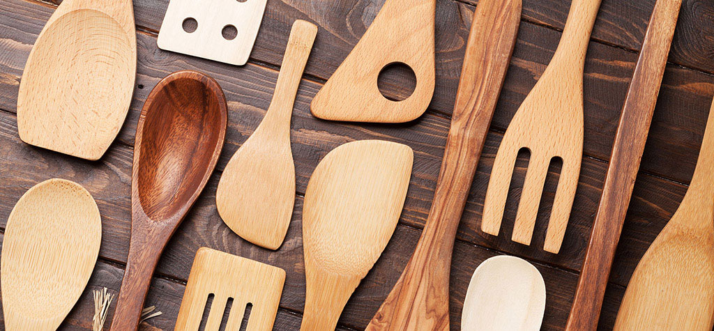 Bamboo cooking utensils