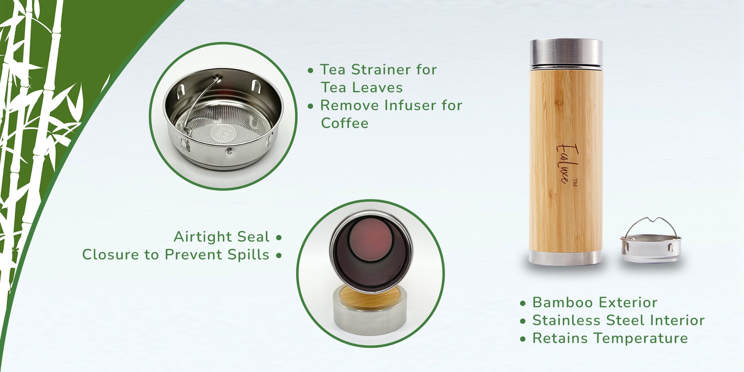 EcoLuxe EcoGift Camping Mess Ecofriendly bamboo Gift