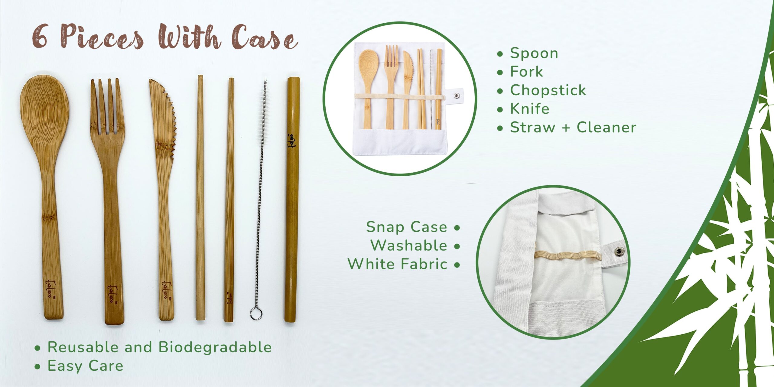 EcoLuxe EcoGift Camping Mess Ecofriendly bamboo Gift