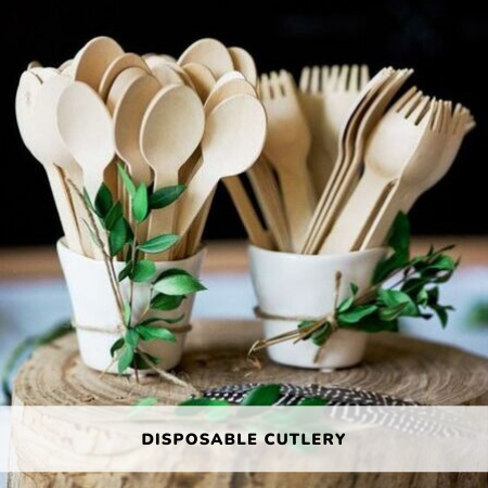 restaurant disposable Cutlery Bamboo Ecoluxe Ecofriendly biodegradable sustainable