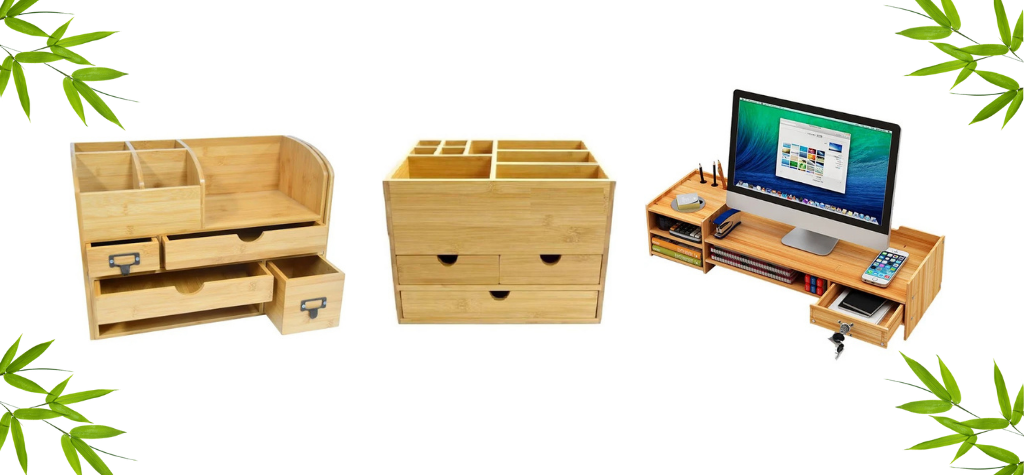 Fathers Day Gift Ideas EcoLuxe-desk organizer bamboo