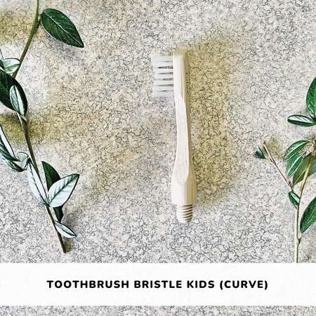 bamboo toothbrush plant based bristle kids organic sustainable curve