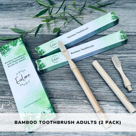 bamboo toothbrush adults ecofriendly sustainable