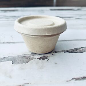 2 ounce dip bowl biodegradable
