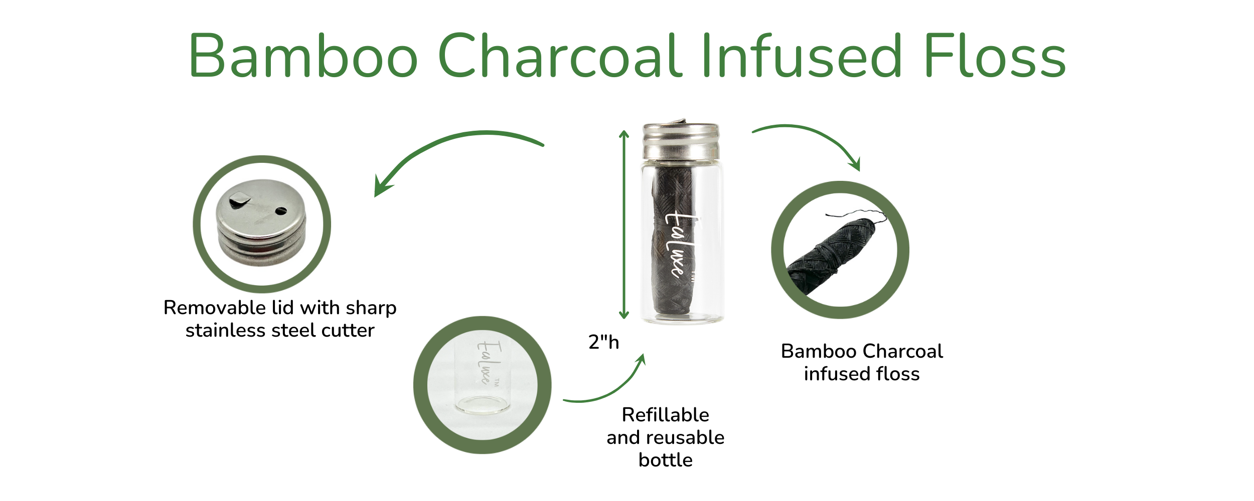 bamboo charcoal floss ecoluxe dental